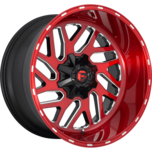 Image of FUEL OFFROAD Wheels TRITON CANDY RED MILLED