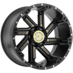 Image of Moto Metal Wheels MO979 BUCKSHOT Satin Black With Gun Metal Inserts