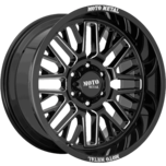 Image of Moto Metal Wheels MO802 Gloss Black Milled