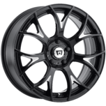 MOTEGI MR126 Gloss Black With Milled Accents