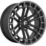 Image of FUEL OFFROAD Wheels HEATER MATTE BLACK DOUBLE DARK TINT MACHINED
