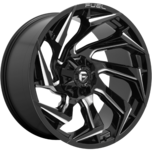 Image of FUEL OFFROAD Wheels REACTION GLOSS BLACK MILLED