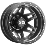 Image of XD Wheels XD130 MACHETE DUALLY Satin Black With Reinforcing Ring