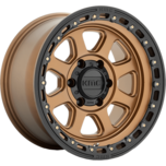 Image of KMC Wheels KM548 CHASE Matte Bronze With Black Lip