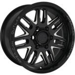 Image of American Outlaw Wheels 12 GAUGE Gloss Black - Milled