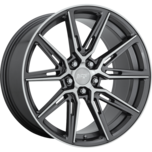Image of Niche Wheels GEMELLO GLOSS ANTHRACITE MACHINED