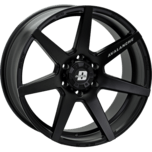 Image of Diesel Wheels Avalanche Black Matt font milled