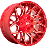 Image of FUEL OFFROAD Wheels TWITCH CANDY RED MILLED