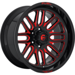 Image of FUEL OFFROAD Wheels IGNITE GLOSS BLACK RED TINTED CLEAR