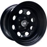 Image of Dynamic Steel Wheels Soft 8 Satin Black Powder Coated