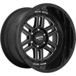 Image of Moto Metal Wheels MO800 DEEP SIX Gloss Black Milled
