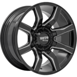 Image of Moto Metal Wheels MO804 SPIDER Gloss Black Milled