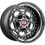 Image of XD Wheels XD837 DEMODOG Gloss Black Milled