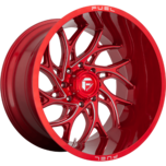 Image of FUEL OFFROAD Wheels RUNNER CANDY RED MILLED