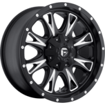 Image of FUEL OFFROAD Wheels THROTTLE MATTE BLACK MILLED