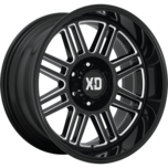 Image of XD Wheels XD850 CAGE Gloss Black Milled