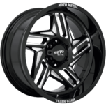 Image of Moto Metal Wheels MO996 RIPSAW Gloss Black Milled
