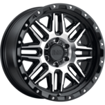 Black Rhino By Wheelpros ALAMO GLOSS BLACK W/ MACHINED FACE & STAINLESS BOLTS