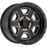 Image of XD Wheels XD133 FUSION OFF-ROAD Satin Black Machined With Dark Tint Clear Coat