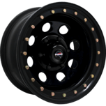 Image of Dynamic Steel Wheels Imitation Beadlock Soft 8 Satin Black Powder Coated