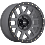 Image of Method Race Wheels 309 Grid TITANIUM - MATTE BLACK LIP