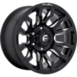 Image of FUEL OFFROAD Wheels BLITZ GLOSS BLACK MILLED
