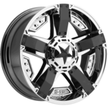 Image of XD Wheels XD811 ROCKSTAR II PVD with Matte Black Accents