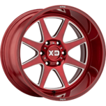 XD844 PIKE XD844 PIKE Brushed Red With Milled Accent