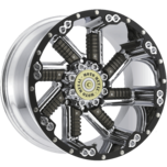 Image of Moto Metal Wheels MO979 BUCKSHOT Chrome With Gun Metal Inserts