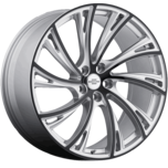 RedBourne by WheelPros NOBLE GLOSS TITANIUM W/ GLOSS BLACK FACE