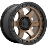 Image of FUEL OFFROAD Wheels BLOCK MATTE BRONZE WITH BLACK RING