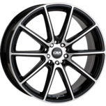 Image of CSA Wheels Chicane Gloss Black Machined Face