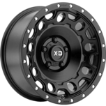 Image of XD Wheels XD129 HOLESHOT Satin Black