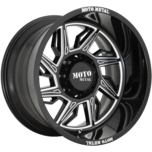 Image of Moto Metal Wheels MO997 HURRICANE Gloss Black Milled - Right Directional