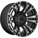 Image of XD Wheels XD851 MONSTER 3 Satin Black With Gray Tint