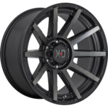 Image of XD Wheels XD847 OUTBREAK Satin Black With Gray Tint
