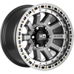 Image of KING OFFROAD Wheels SNATCH MACHINED FACE LIGHT GUNMETAL
