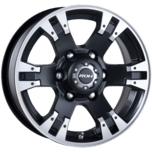 Image of ROH Wheels TERRAIN MATT BLACK MACHINED