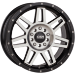 Image of CSA Wheels Renegade Small Cap Gloss Black Machined Face