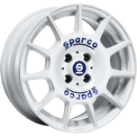 Sparco Wheels SPARCO TERRA White Blue Lettering
