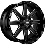 Image of KING OFFROAD Wheels BLADE Gloss Black Milled