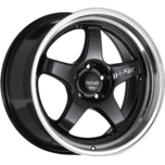 Image of LENSO Wheels PROJECT-DSE GLOSS BLACK MIRROR LIP