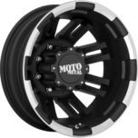 Image of Moto Metal Wheels MO963 Matte Black Machined - Rear