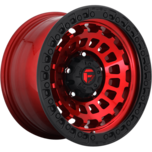Image of FUEL OFFROAD Wheels ZEPHYR CANDY RED BLACK BEAD RING