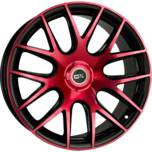 Oxwheels OX111 Red Face/Black Lip/Groove