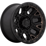 Image of FUEL OFFROAD Wheels TRACTION	 MATTE BLACK WITH DOUBLE DARK TINT