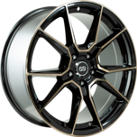 Image of ENKEI Wheels SC51 GLOSS BLACK/MACHINED FACE WITH BRONZE TINT