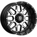Image of XD Wheels XD820 GRENADE Satin Black Machined Face