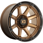 Image of XD Wheels XD863 Matte Bronze With Black Lip