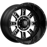 Image of XD Wheels XD809 RIOT Matte Black Machined